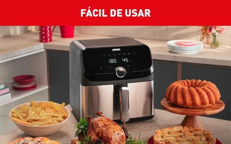 Air Fryer Arno Mega AFD7: Quanto Espaço Ocupa na Bancada?
