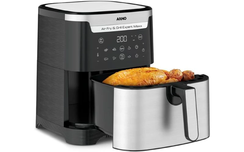 Air Fryer Arno AFD6 com Grill Vale a Pena? Veja Como Funciona
