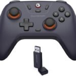 Controle Bluetooth Sem Fio para Jogos com Turbo e Vibração