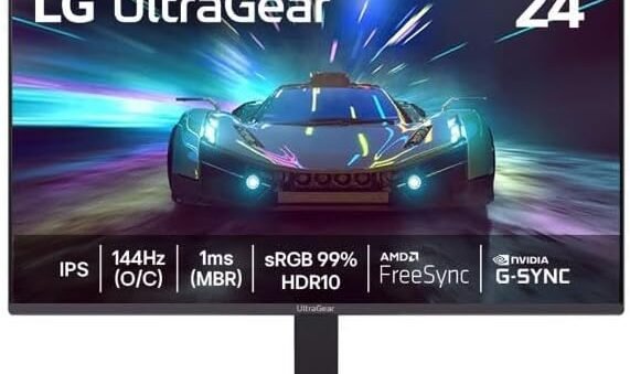 Monitor Gamer 24 Polegadas IPS Full HD 144Hz Preto