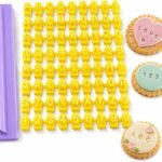 Carimbo Mini Letras e Números para Confeitaria e Doces