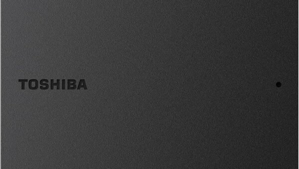 HD Externo Toshiba Preto com 1TB de Armazenamento