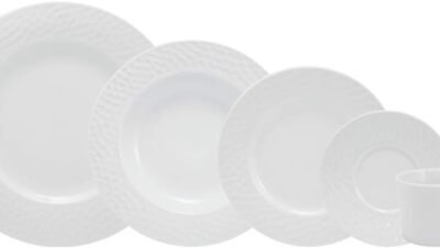Aparelho de Jantar em Porcelana Schmidt Pomerode Branco