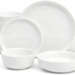 Conjunto de Louça para 4 Pessoas Branco Elegante