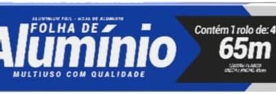 Folha de Alumínio Rolo Multiuso 7,5m x 30cm
