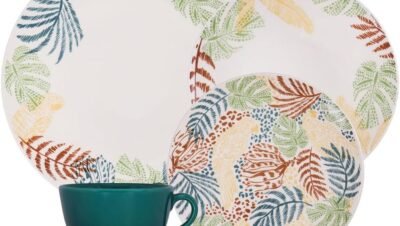 Aparelho De Jantar Completo Em Porcelana Branco