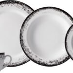 Serviço de Jantar e Chá em Porcelana Azul Completo