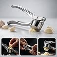 Espremedor de Alho em Aço Inox Manual Ergonômico