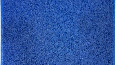 Tapete de Entrada Azul Royal em Material Durável