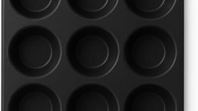 Forma de Silicone para Cupcake 12 Cavidades Cinza