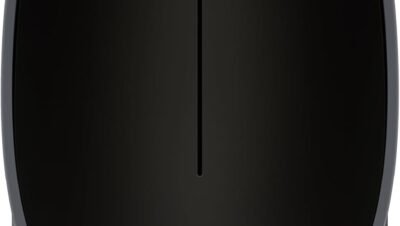 Mouse sem Fio com Design Ambidestro Compacto Preto