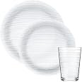 Aparelho de Jantar de Vidro Diamante com Design Elegante