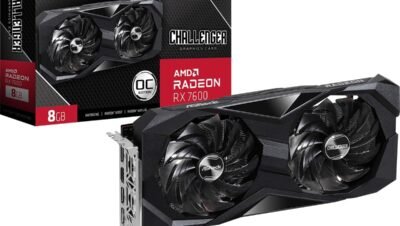 Placa de Vídeo Radeon RX 7600 com Ray Tracing Preto
