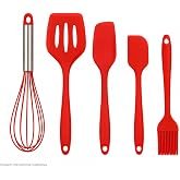 Kit Utensílios de Cozinha em Silicone com Espátula e Pincel