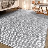 Tapete para Sala Mesclado Antiderrapante em Jacquard Geométrico